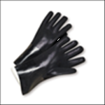 West Chester 14" Large PVC Coated Interlock Rough Finish Chemical Resistant Gloves